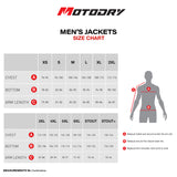 Motodry Mens Jackets_Size Chart