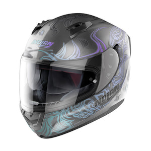 grey nolan helmets Nolan N60-6 Full Face Helmet - grey/violet