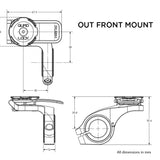 QUAD LOCK - Cycling - Out Front Mount - Tech Info